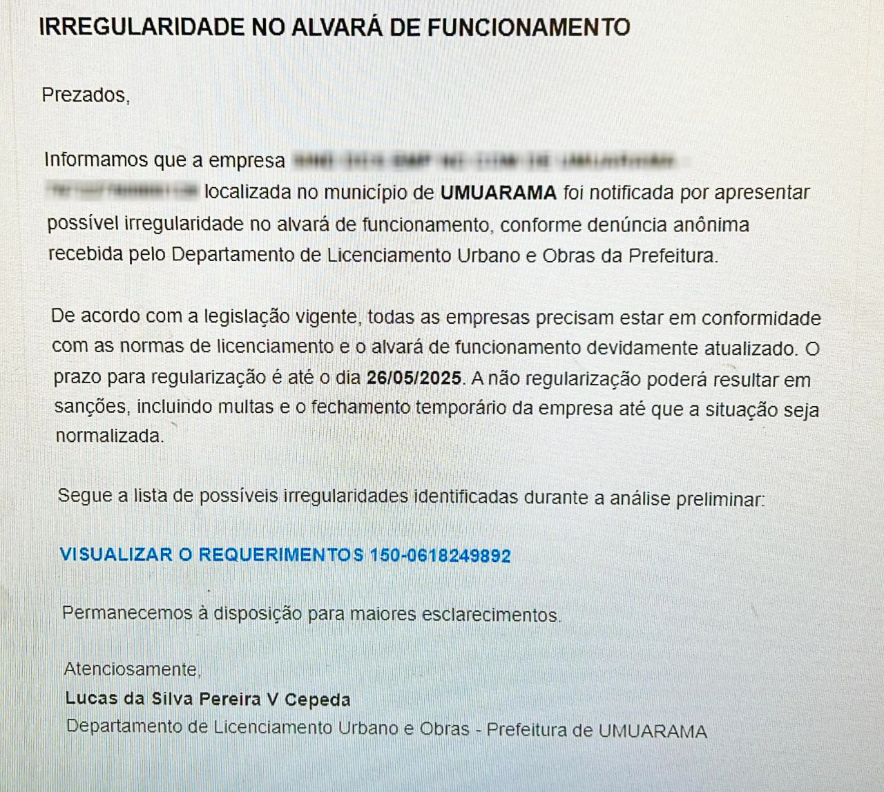 Jornal Ilustrado - Golpistas usam nome da Prefeitura para cobrar contribuintes por supostas irregularidades
