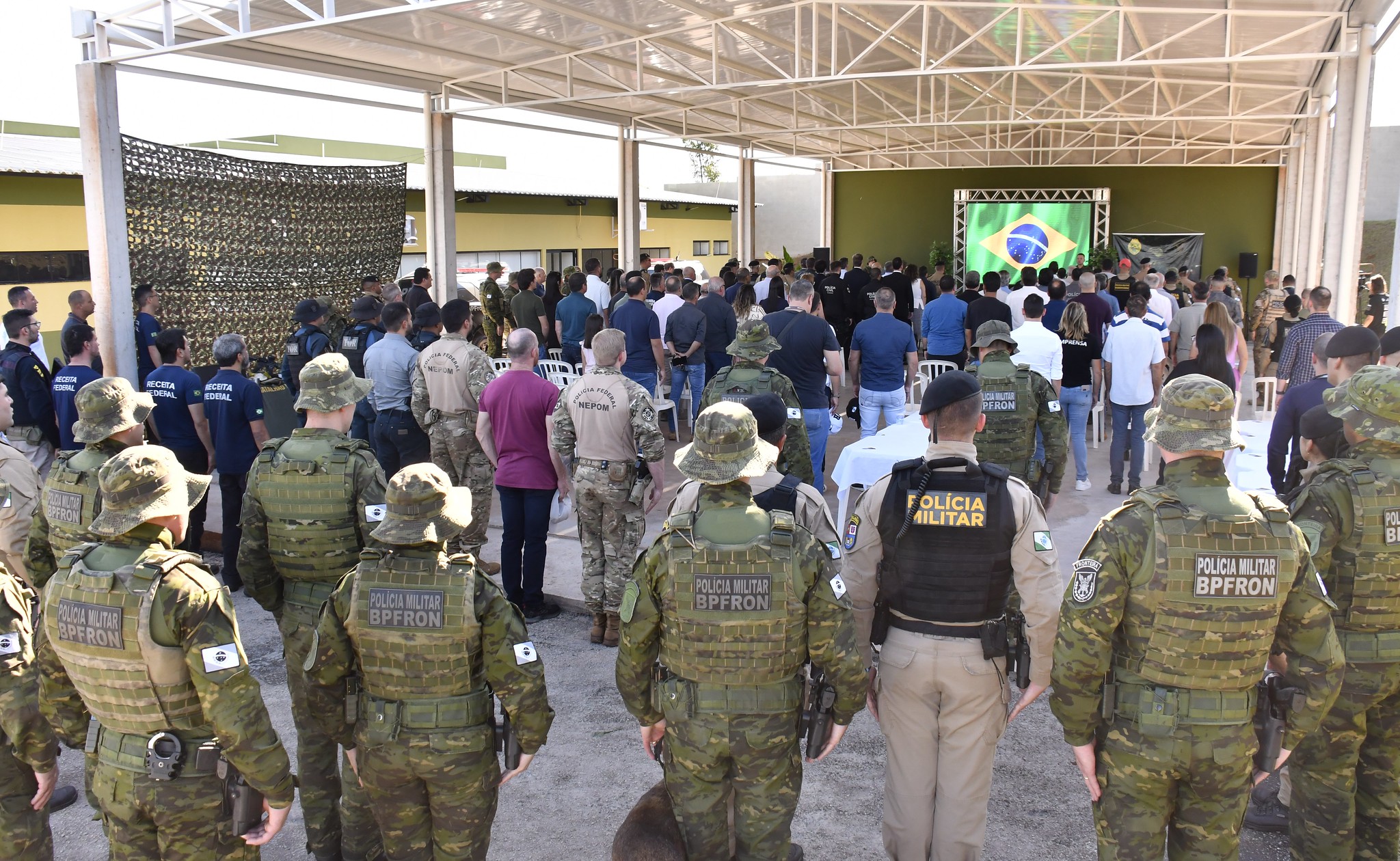 Inaugurada nova sede da 4ª Companhia do Batalhão de Fronteira da Polícia Militar do PR