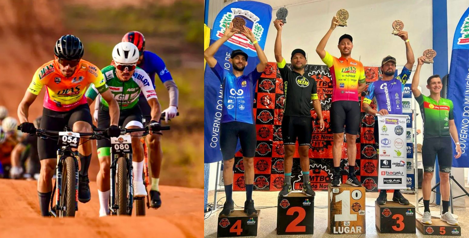 Equipe Fusão de Ciclismo de Umuarama brilha em duplo desafio num único dia