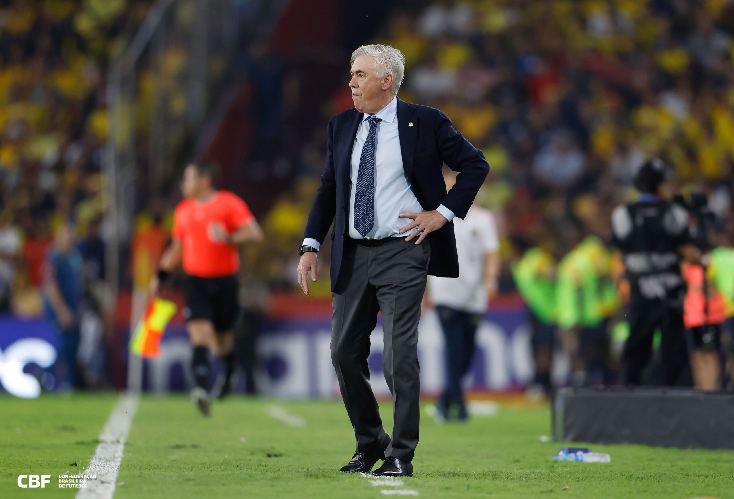 Brasil joga mal e fica no 0 a 0 com o Equador na estreia de Ancelotti
