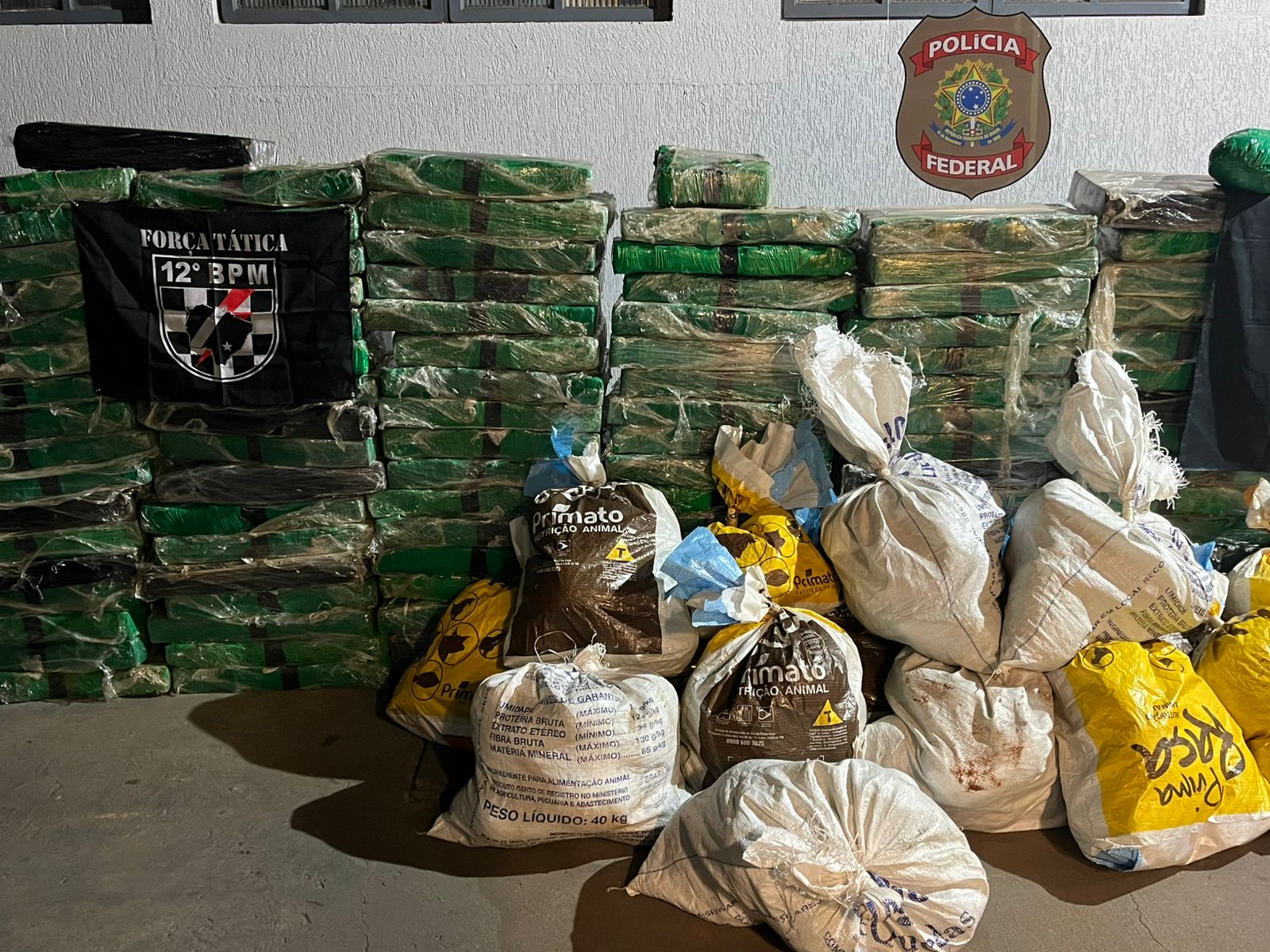 Operação policial resulta na apreensão de mais de 1,3 tonelada de drogas no Parque Nacional de Ilha Grande