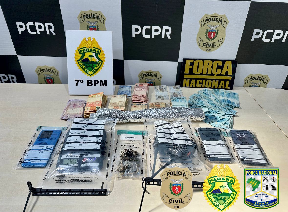 Polícia prende chefes do tráfico em Cruzeiro do Oeste e Tapejara e apreende mais de R$ 90 mil