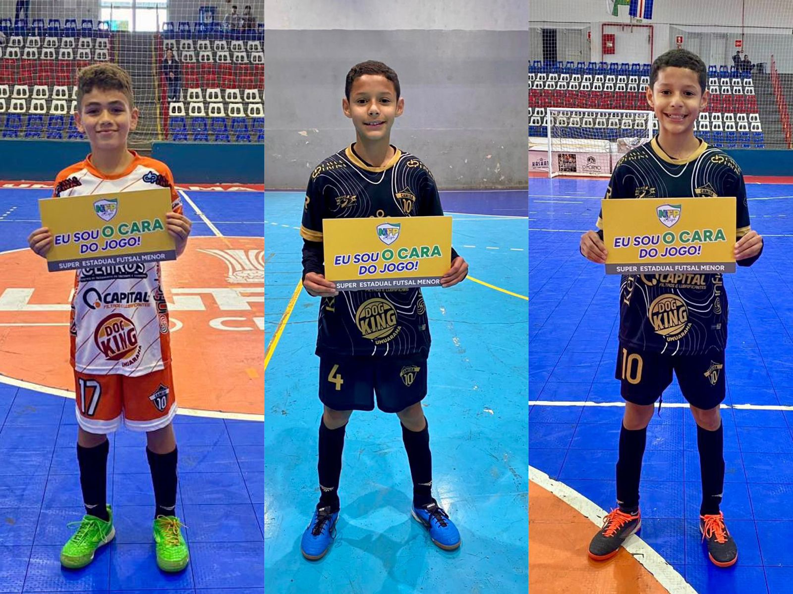 Jornal Ilustrado - Futsal Camisa 10 garante liderança geral e segue forte rumo à fase final no Paranaense Sub-11