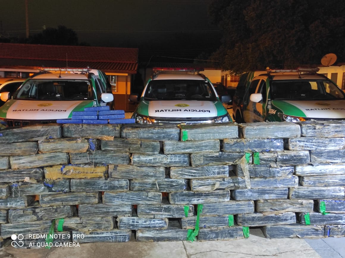 Polícia Ambiental apreende mais de uma tonelada de maconha na região de Icaraíma  