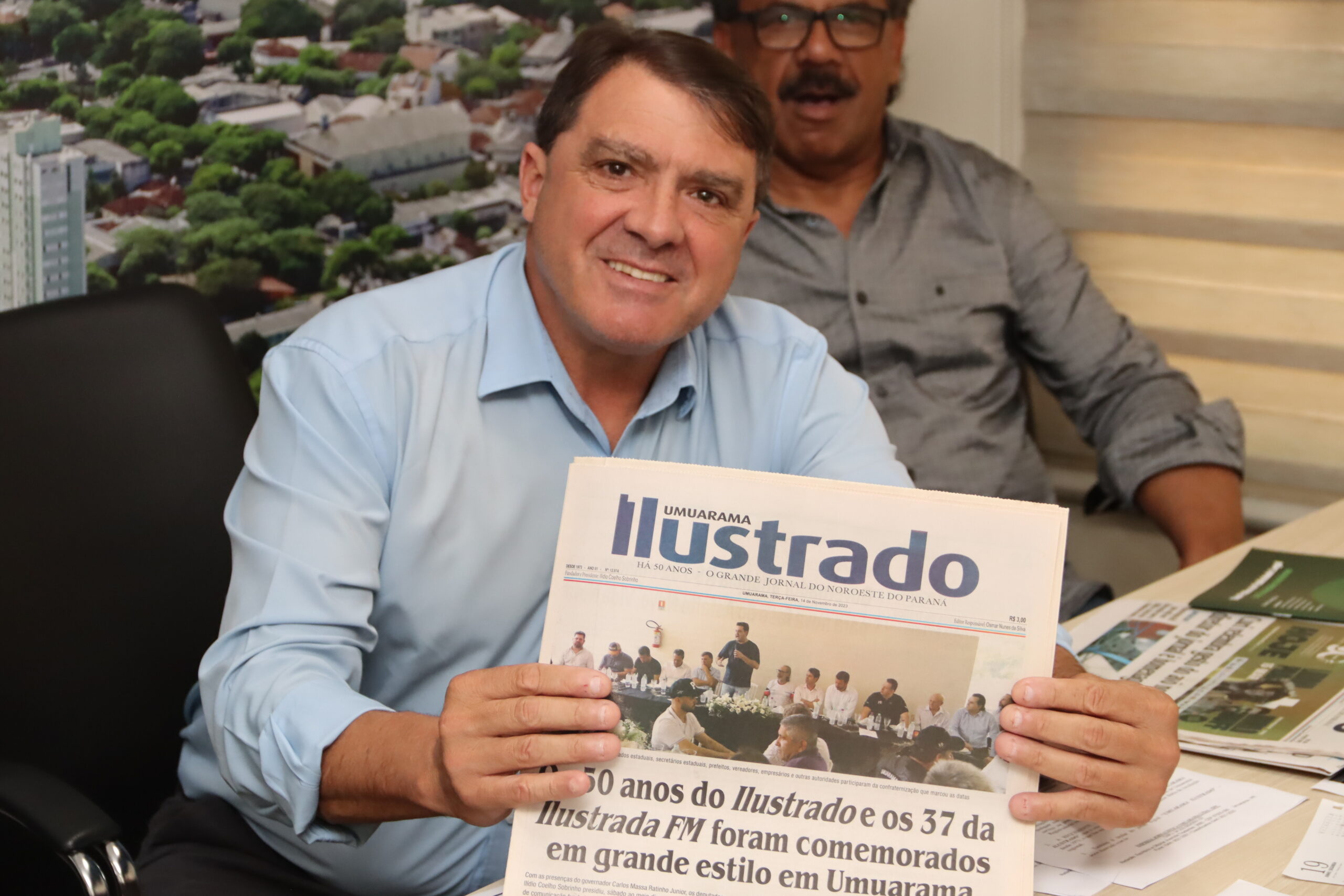 Jornal Ilustrado - Subchefe da Casa Civil, Lúcio Mauro Tasso visita o Jornal Umuarama Ilustrado