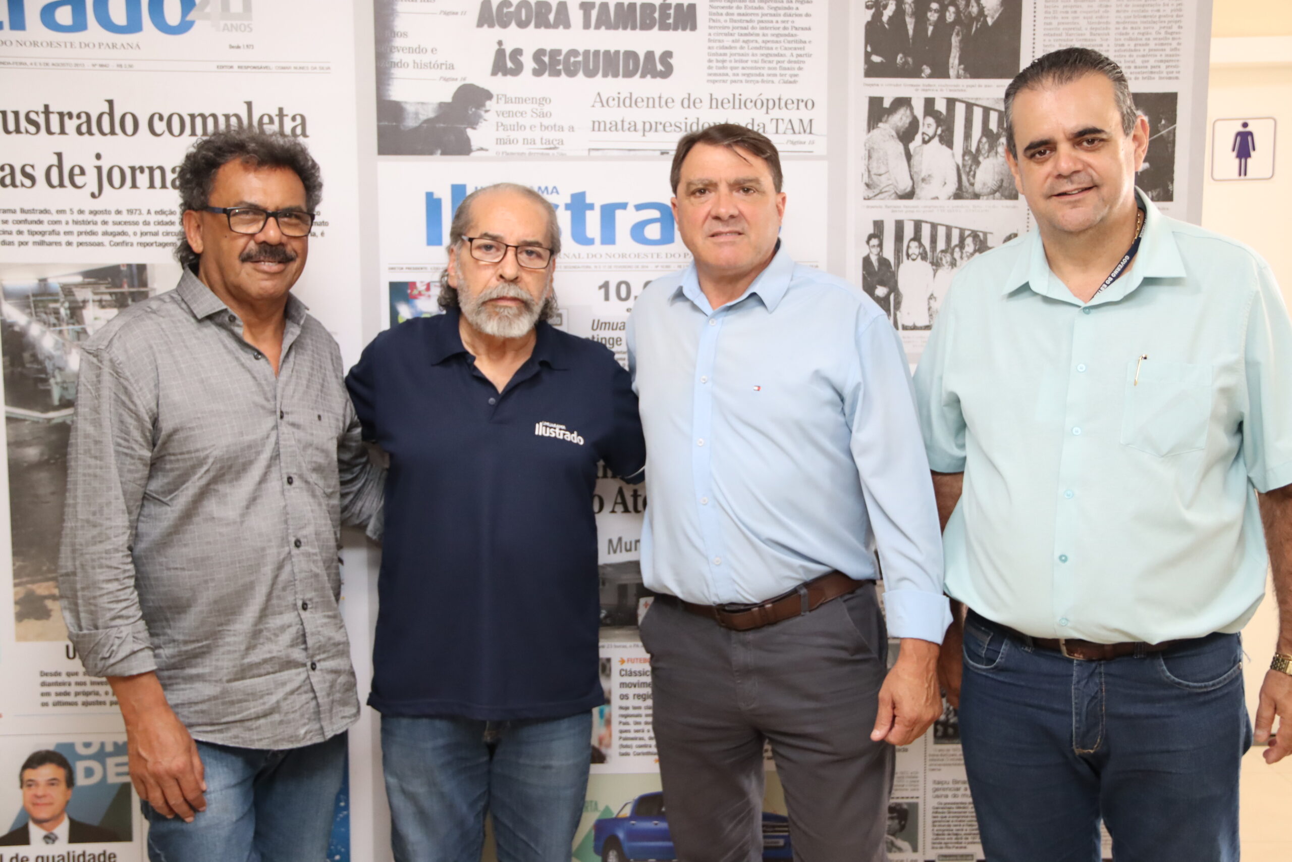 Jornal Ilustrado - Subchefe da Casa Civil, Lúcio Mauro Tasso visita o Jornal Umuarama Ilustrado