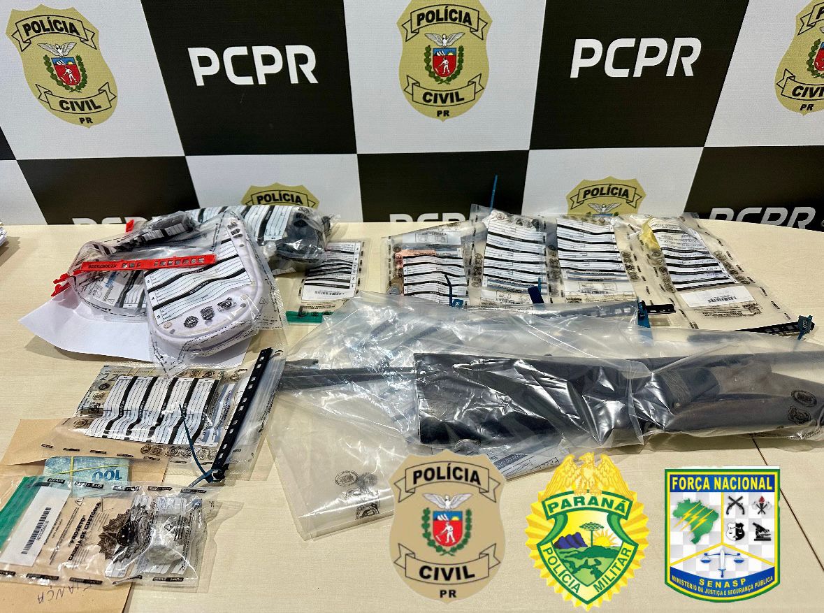 Operação Hércules resulta em 8 prisões, apreensões de drogas, dinheiro e arma 