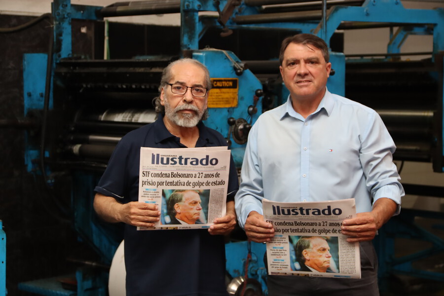 Subchefe da Casa Civil, Lúcio Mauro Tasso visita o Jornal Umuarama Ilustrado