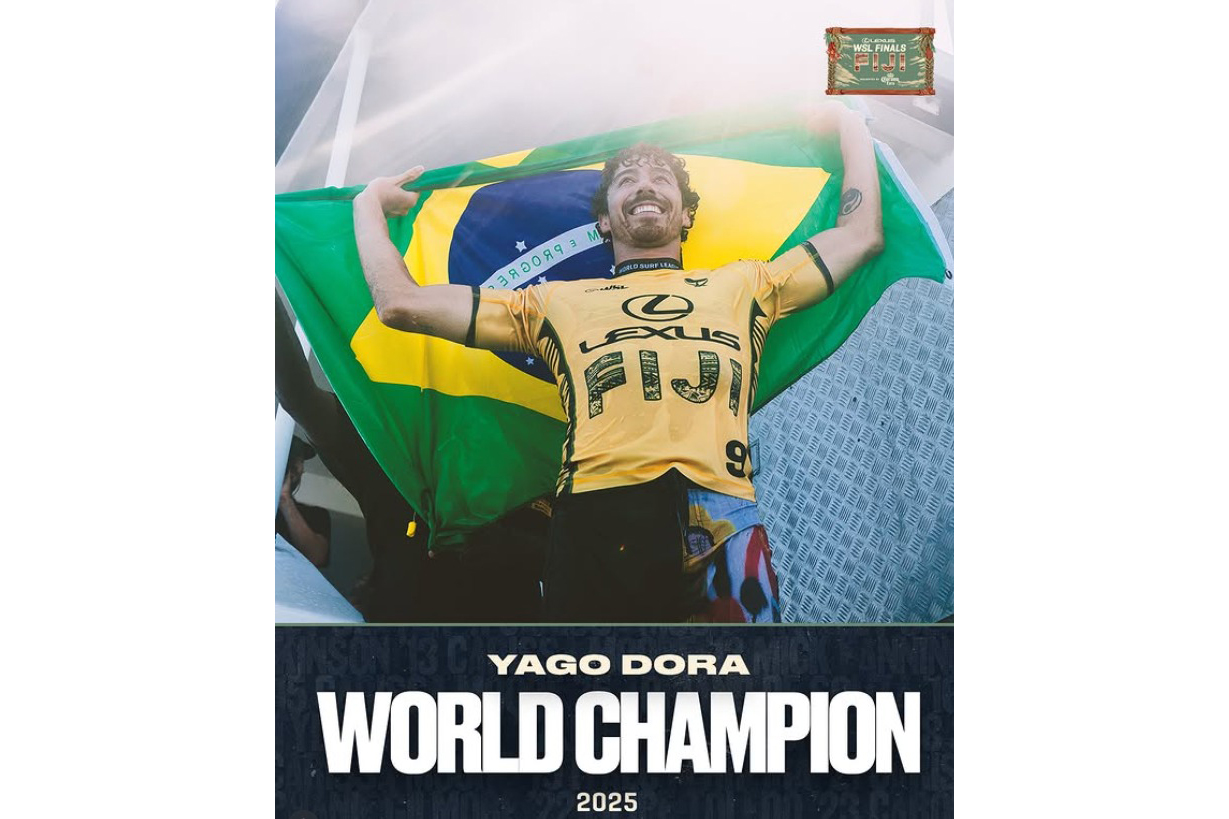 Jornal Ilustrado - Paraná no topo da onda: curitibano Yago Dora é campeão mundial de surfe