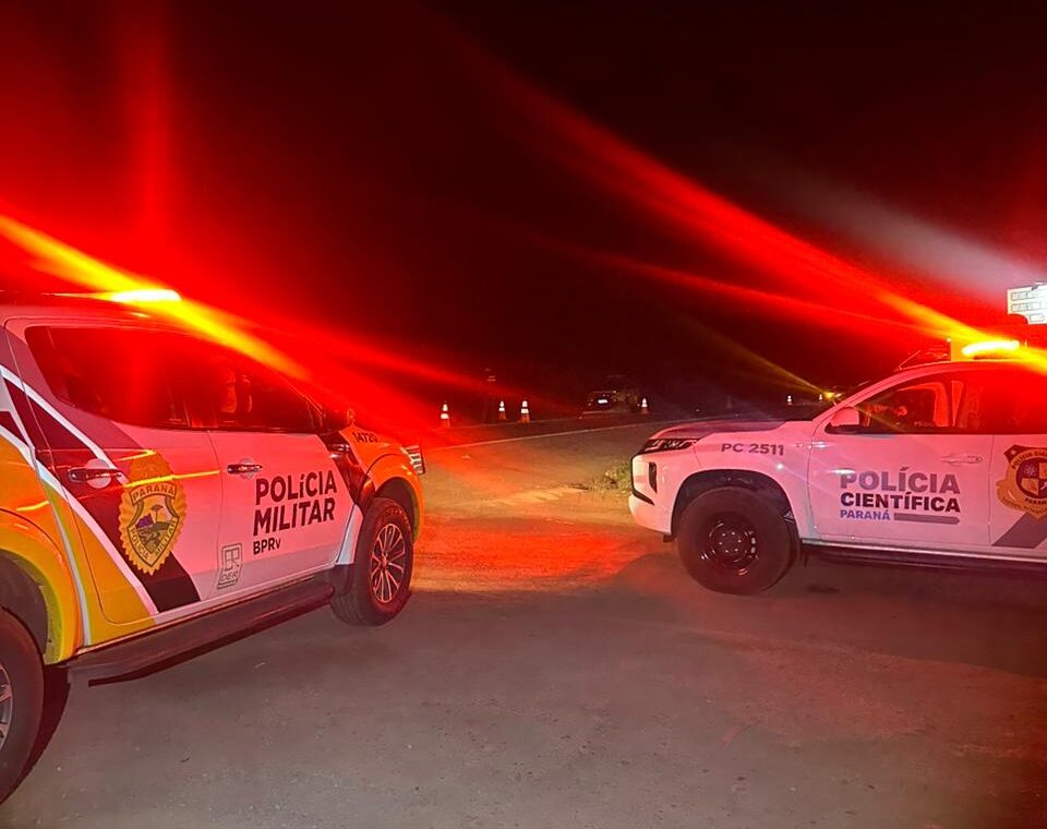 Homem morre após ser atropelado por carro na PR-323, em Perobal