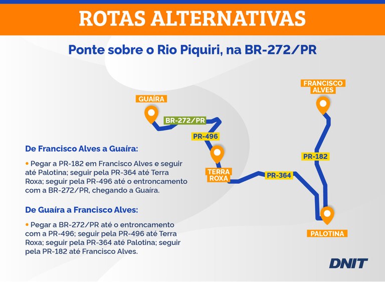 Jornal Ilustrado - Interdição total na ponte sobre o Rio Piquiri obriga motoristas a buscar rotas alternativas