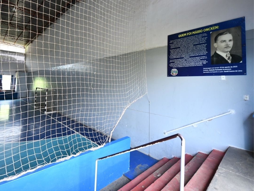 Smel conta história de Mário Oncken, que dá nome a ginásio de esportes