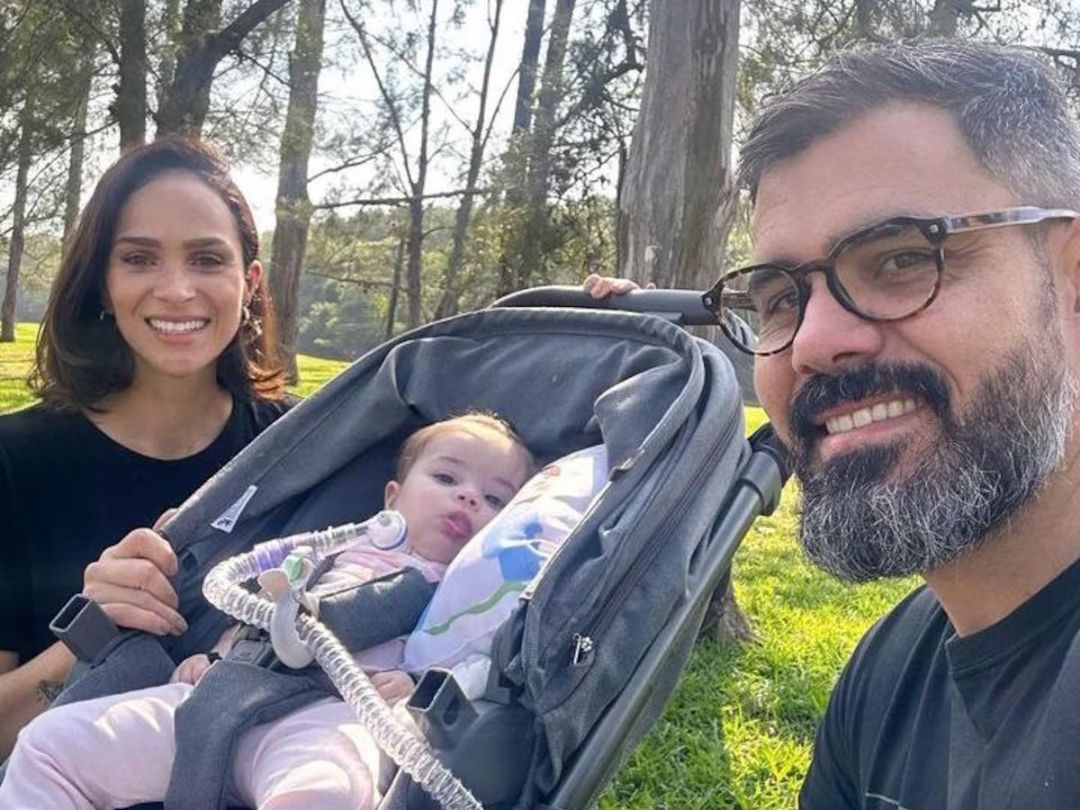 Juliano Cazarré fala sobre estado de saúde de filha com doença rara