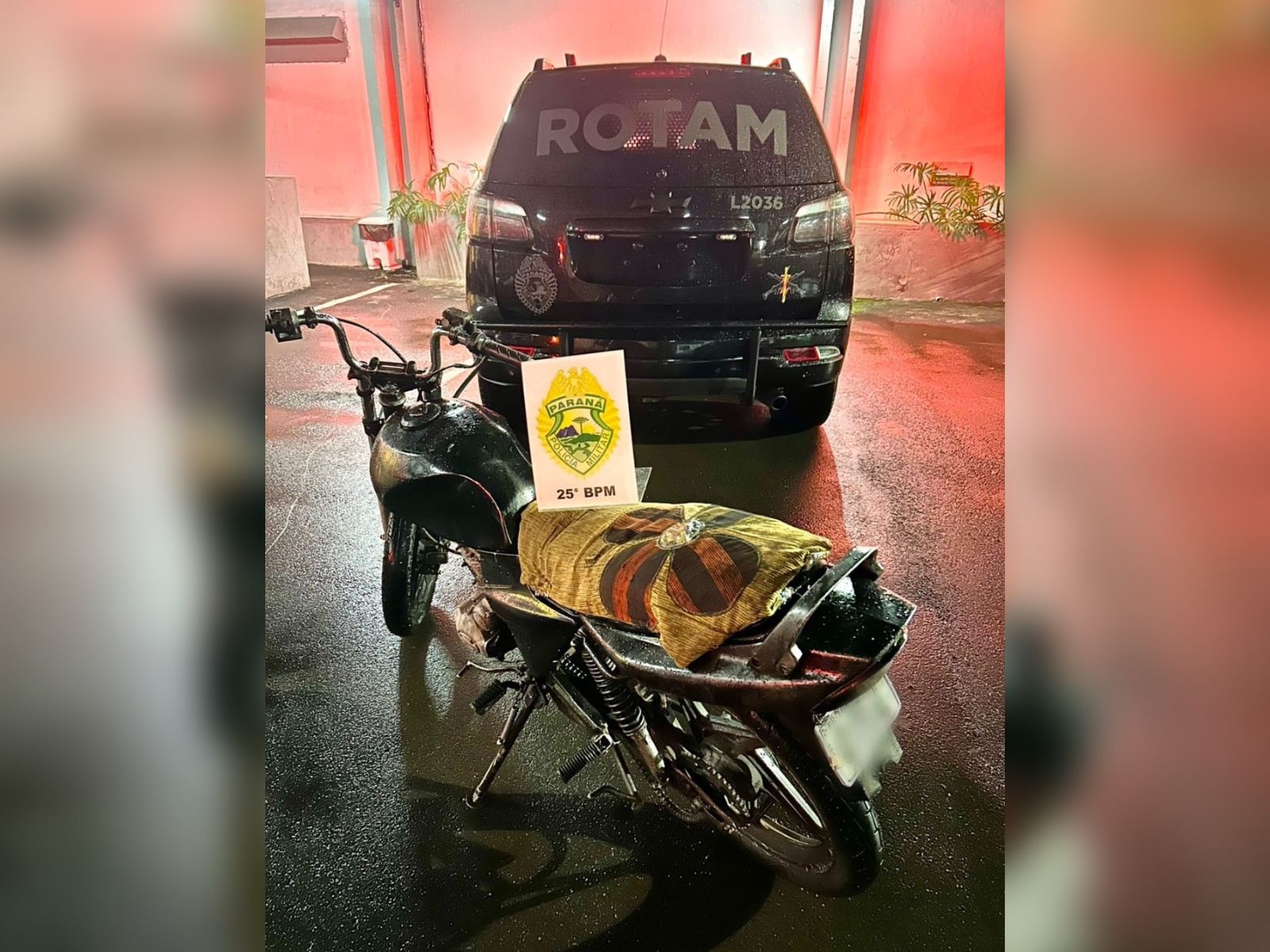 Jornal Ilustrado - Homem é preso com moto furtada durante abordagem policial em Umuarama