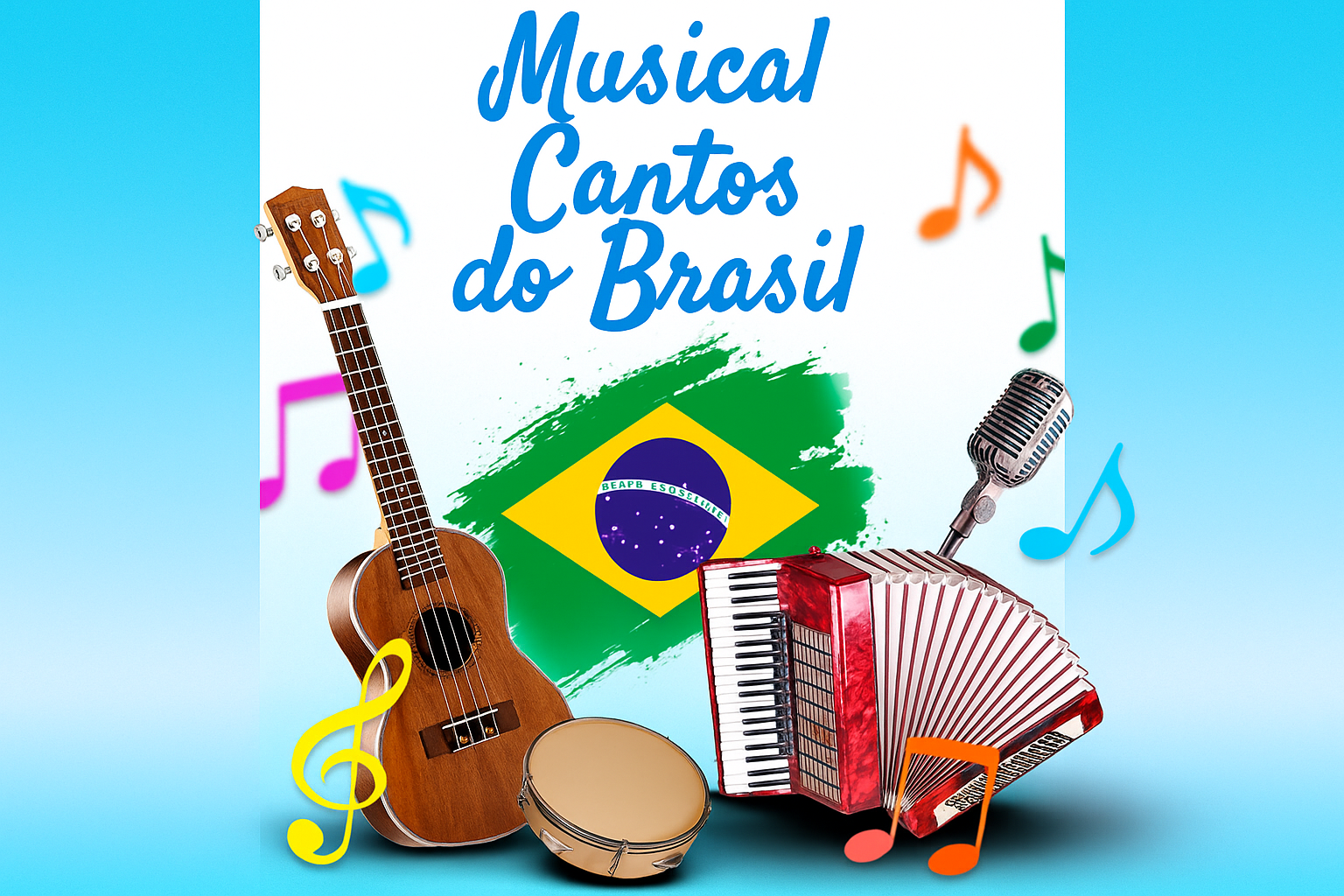 ‘Cantos do Brasil’ leva Bossa Nova, samba, forró e MPB ao teatro
