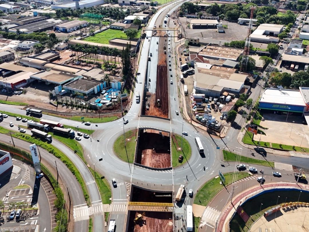 Obras do novo Trevo do Catuaí em Maringá chegam a 85% de execução