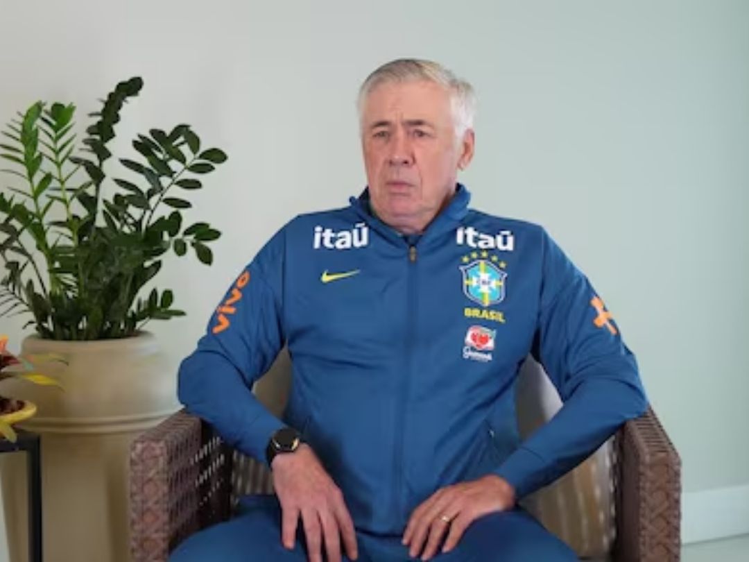 Ancelotti faz balanço de trabalho na seleção e diz: ‘A vida do treinador no Brasil é difícil’