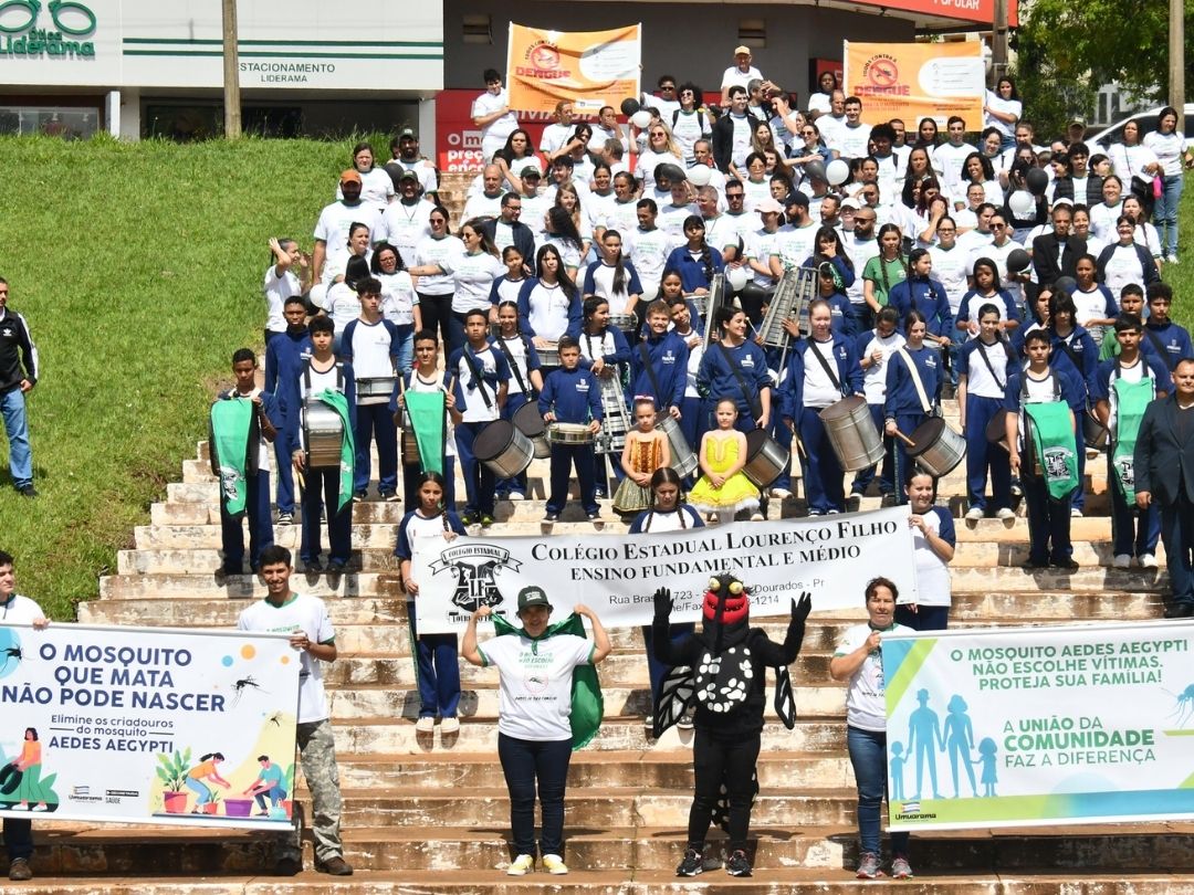 Dia Nacional de Combate à Dengue teve passeata pelo centro