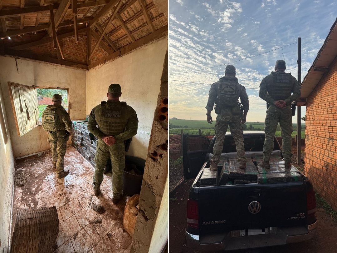 Mais de 700 quilos de maconha são apreendidos em imóvel abandonado
