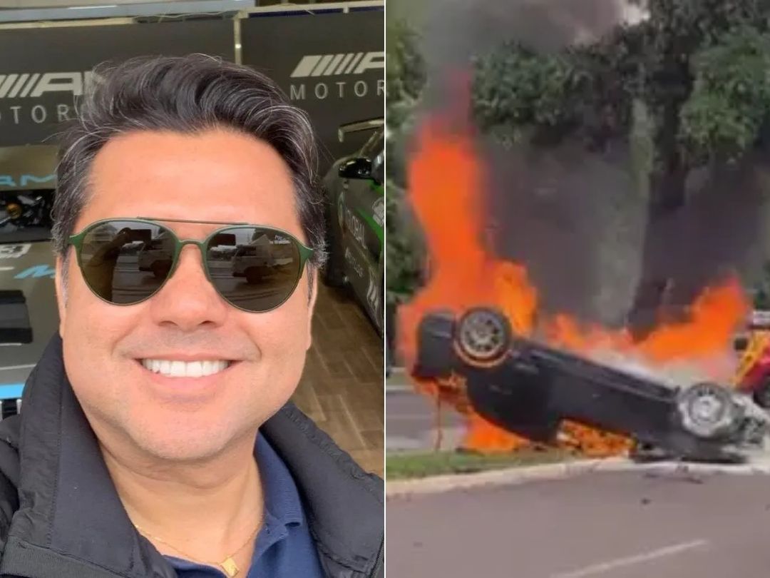 Jornal Ilustrado - Médico e piloto morre após carro capotar e pegar fogo em Maringá