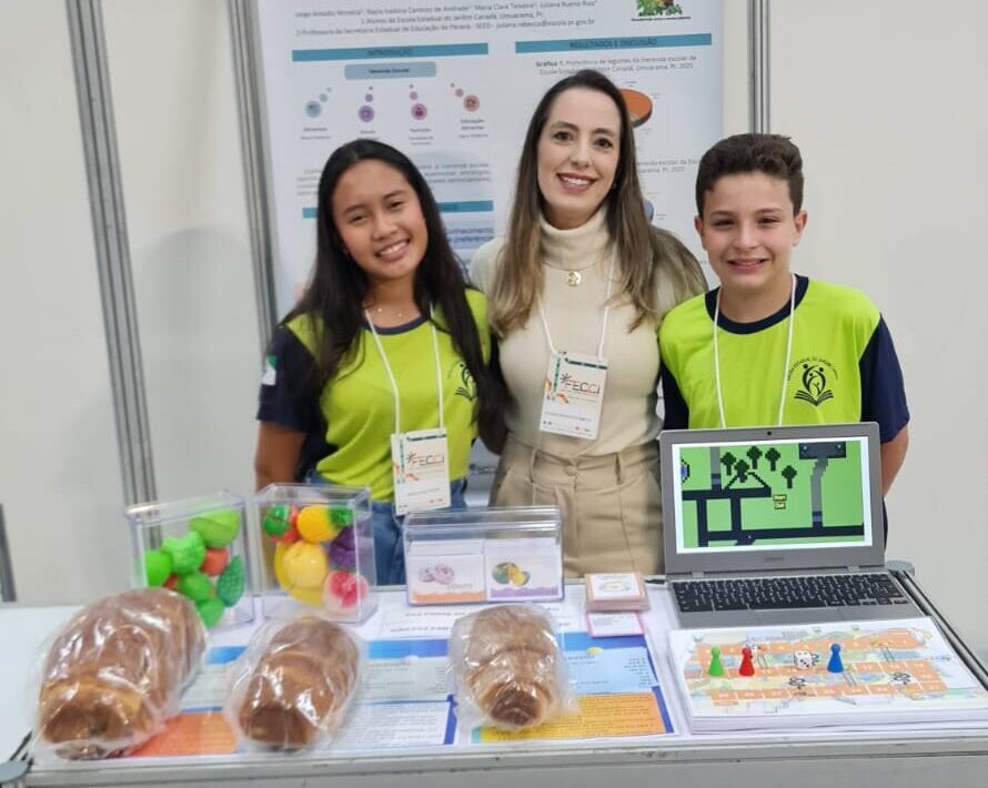 Jornal Ilustrado - Alunos da Escola Jardim Canadá de Umuarama participam da Feira Paraná Faz Ciência