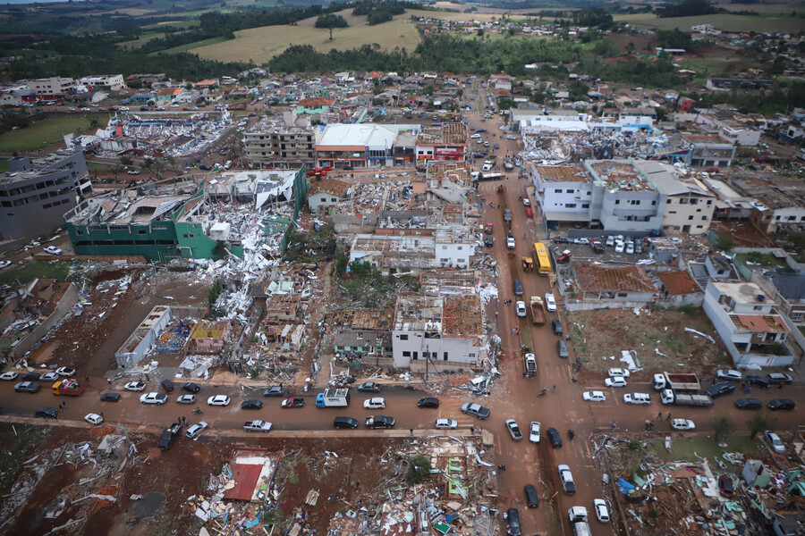 Simepar confirma três tornados na sexta com ventos de até 330 km/h