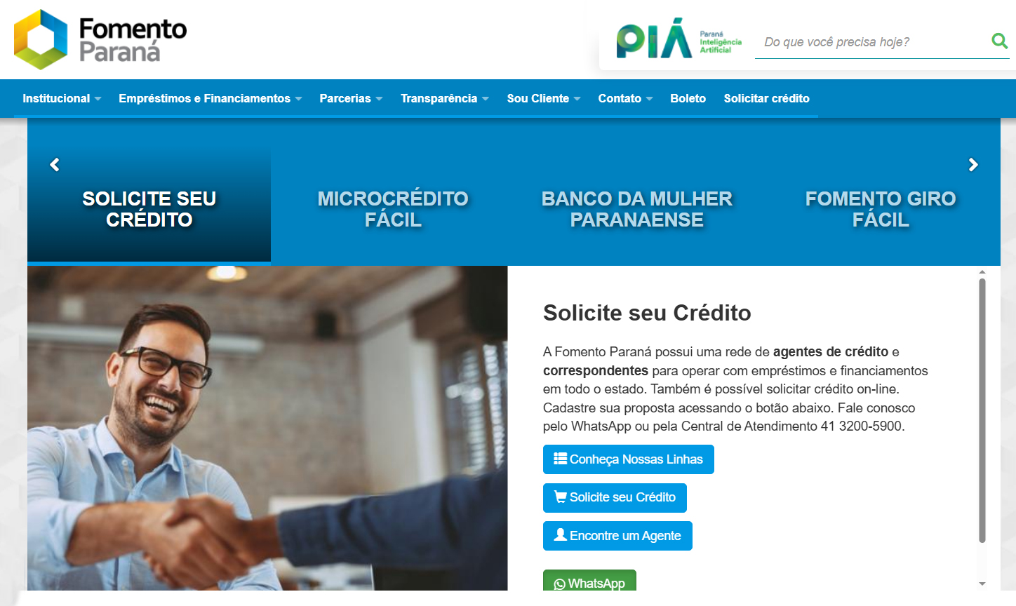 Fomento Paraná realiza campanha de descontos para recuperar crédito