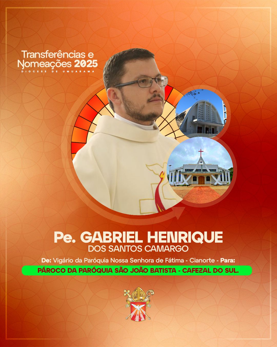 Jornal Ilustrado - Dom João anuncia transferências de padres entre paróquias. Veja como ficou