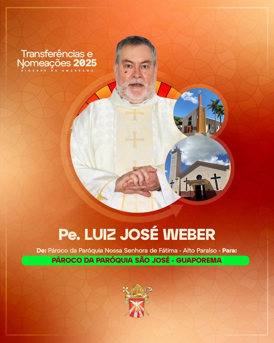 Jornal Ilustrado - Dom João anuncia transferências de padres entre paróquias. Veja como ficou