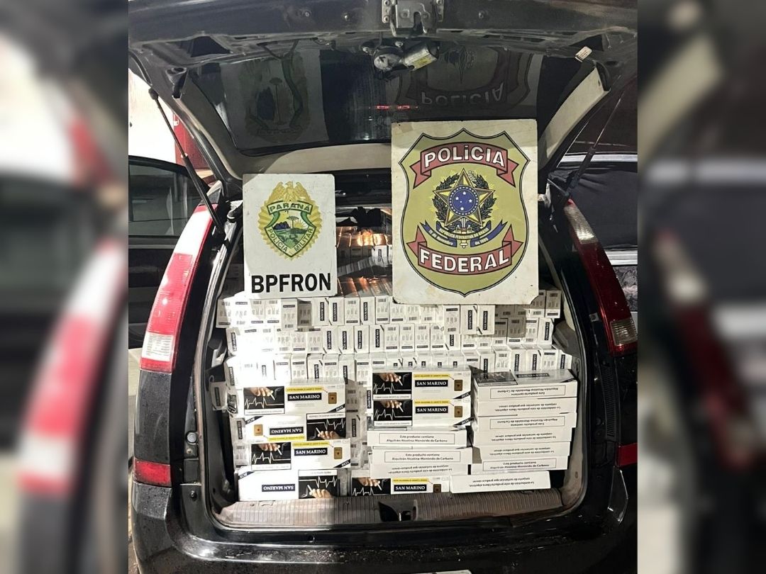 Jornal Ilustrado - Apreensão na PR-490 resulta em prejuízo de R$ 100 mil ao crime organizado 