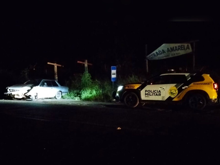Acidente entre dois veículos deixa feridos na PR-489, em Umuarama