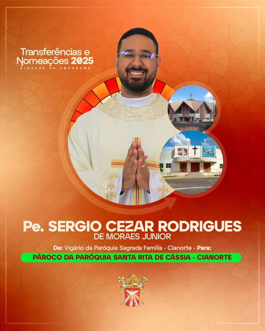 Jornal Ilustrado - Dom João anuncia transferências de padres entre paróquias. Veja como ficou