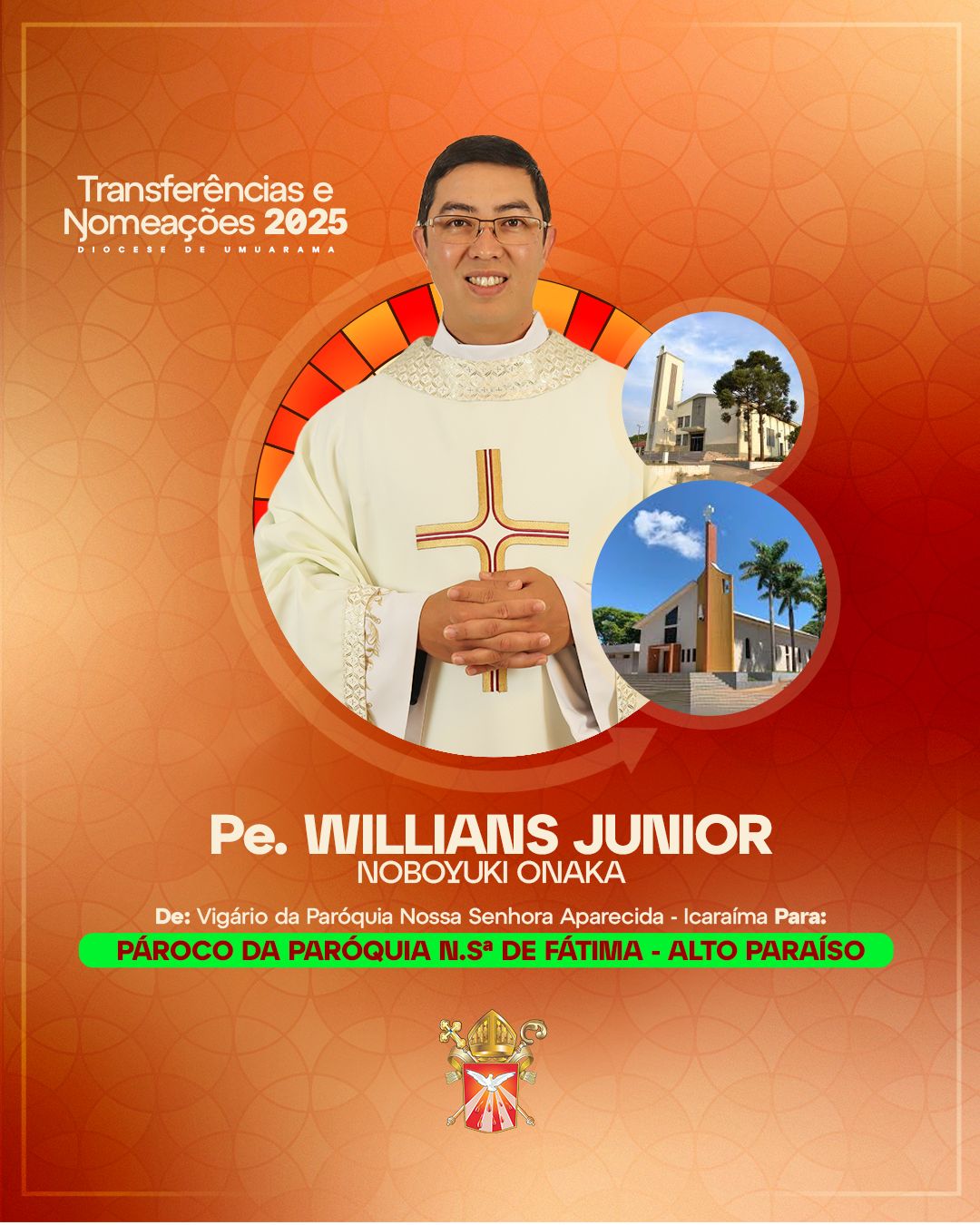 Jornal Ilustrado - Dom João anuncia transferências de padres entre paróquias. Veja como ficou