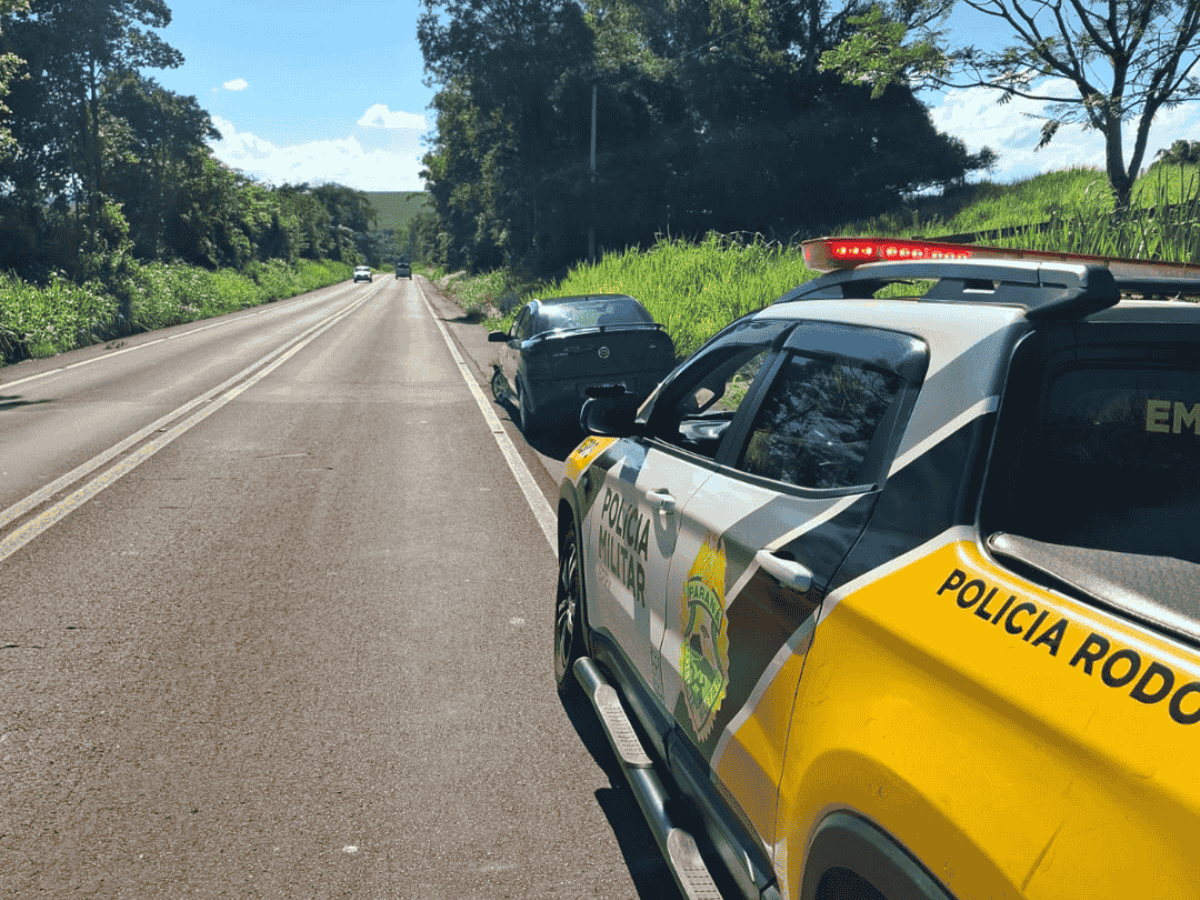 Saída de pista na PR-482 deixa passageiros feridos em Maria Helena