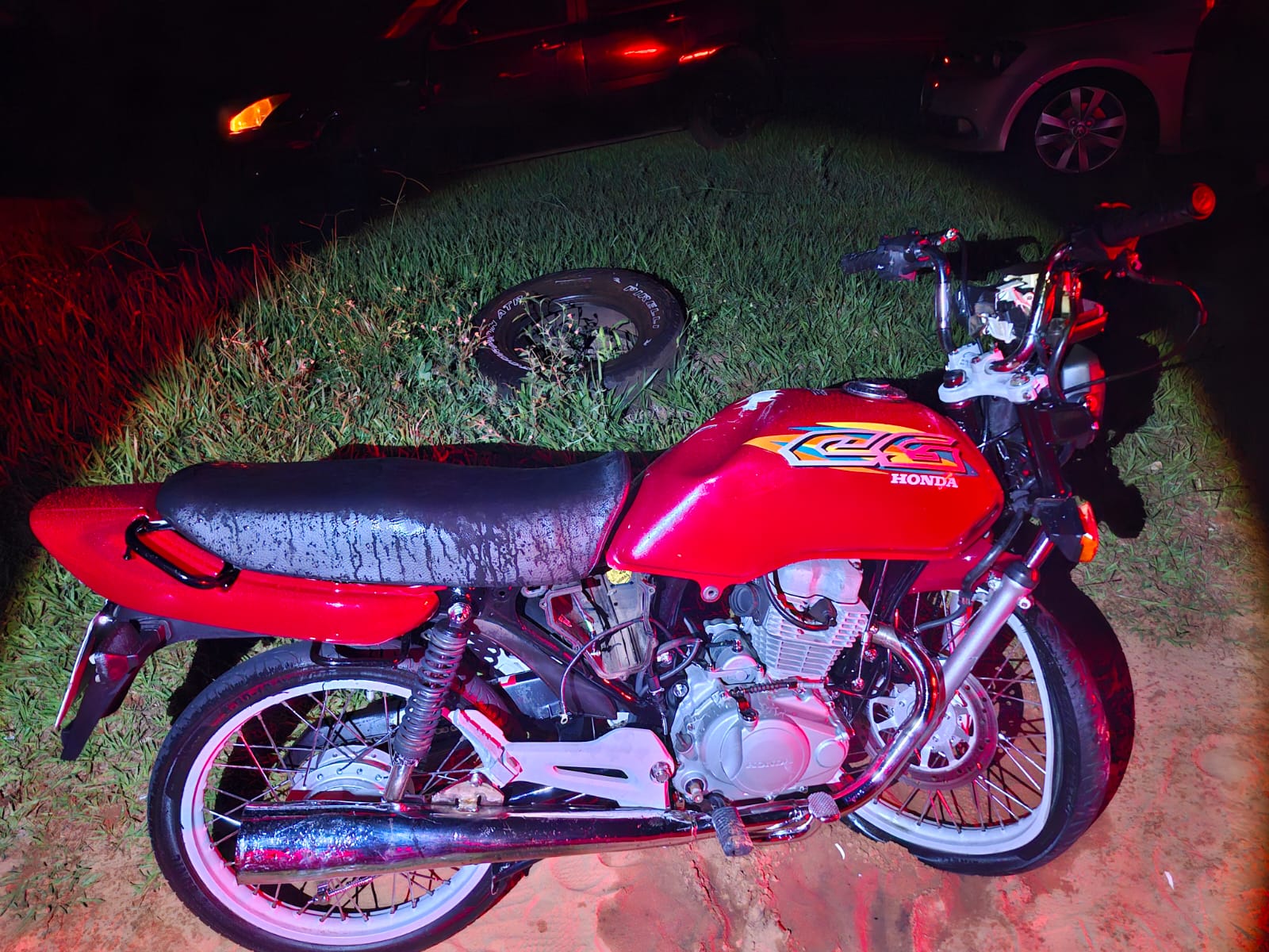 Motociclista fica ferido após colisão na PR-490 em Altônia