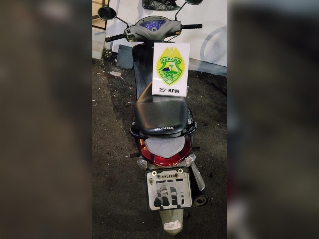 Jornal Ilustrado - Polícia Militar recupera motocicleta furtada e prende suspeito em Umuarama