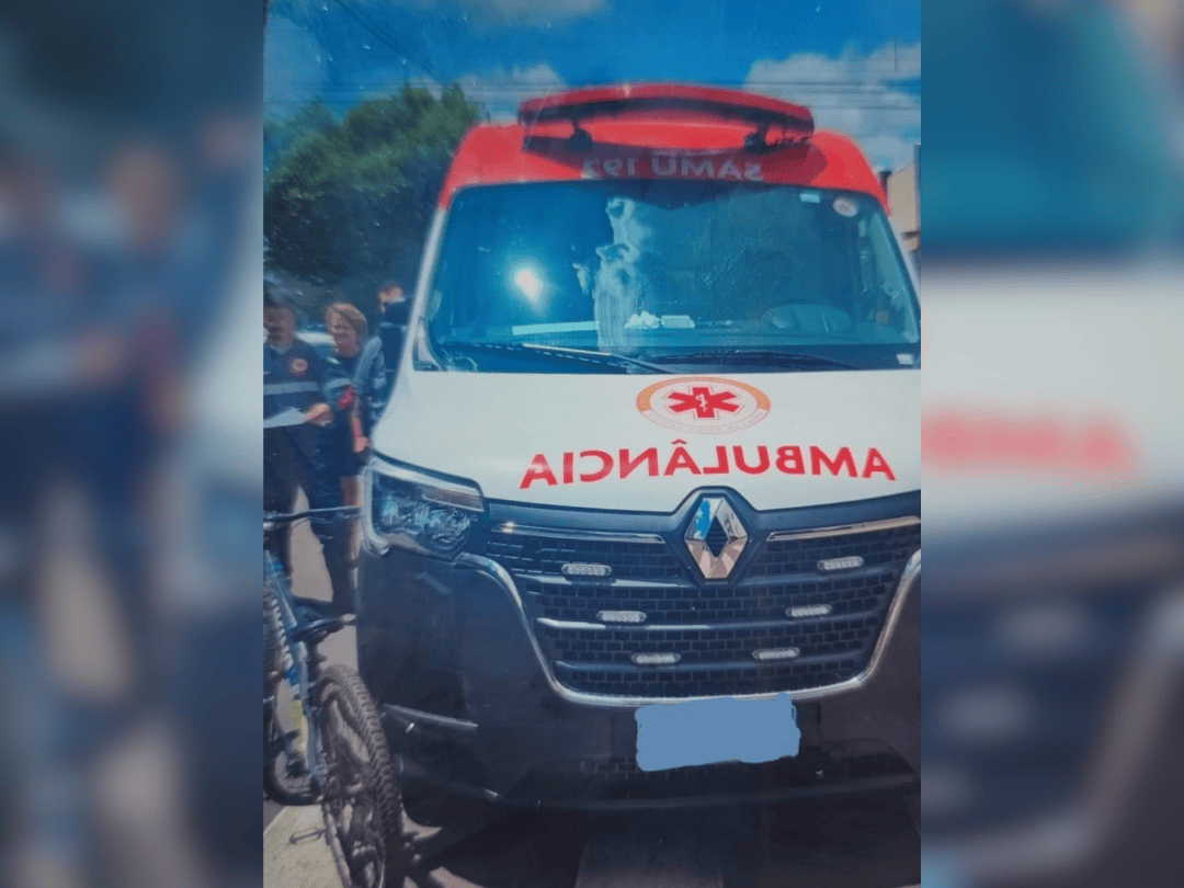 Jornal Ilustrado - Colisão entre bicicleta e ambulância do SAMU deixa adolescente ferido em Umuarama