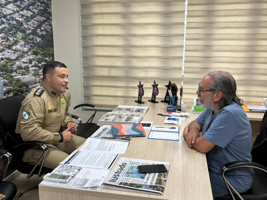 Jornal Ilustrado - Comandante do 25º BPM visita Ilustrado e reforça ações no trânsito de Umuarama