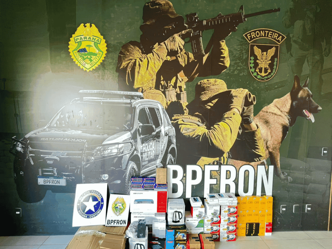 Mercadorias avaliadas em R$ 67 mil são apreendidas na PR-323