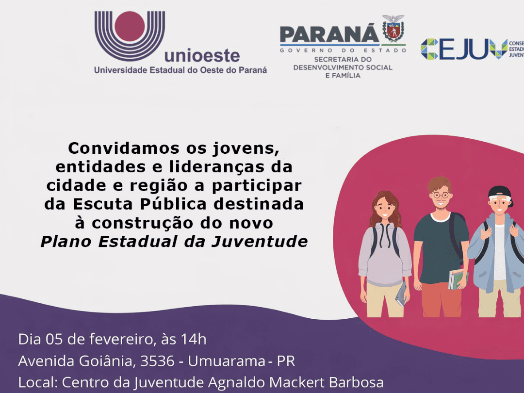Umuarama recebe escuta pública do novo Plano Estadual da Juventude