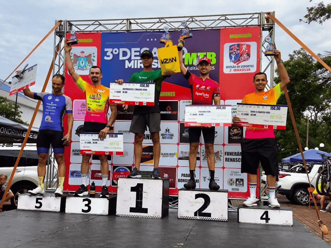 Ciclismo de Umuarama conquista pódios em competições