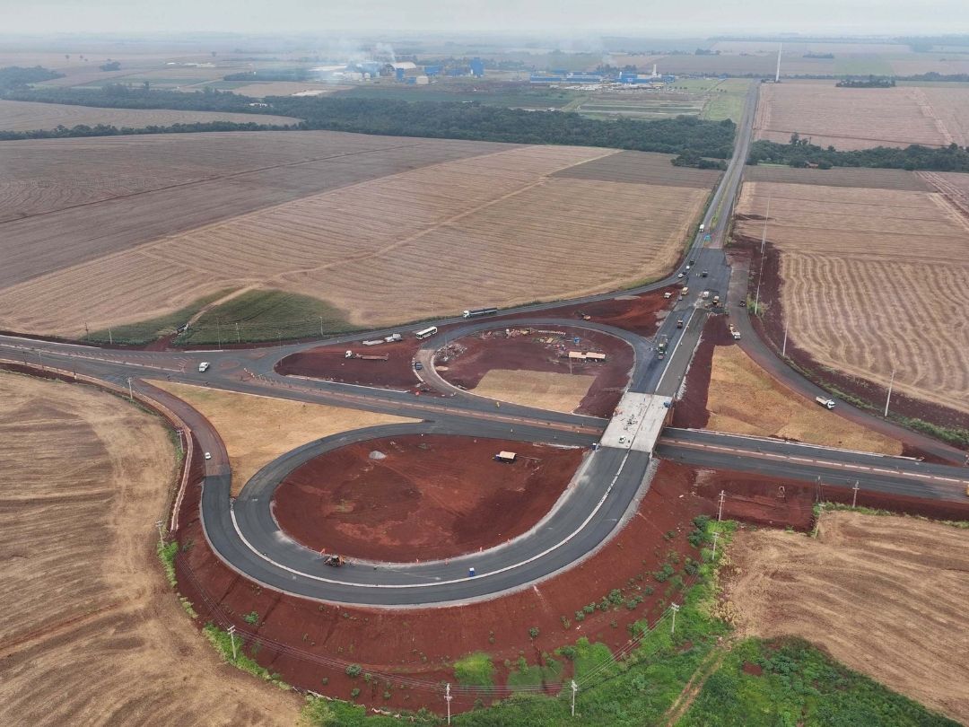 Obras do contorno viário de Palotina entram em fase final