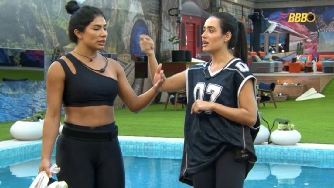 Tensão entre Jordana e Marciele vira assunto na casa do BBB 26 e abala aliança