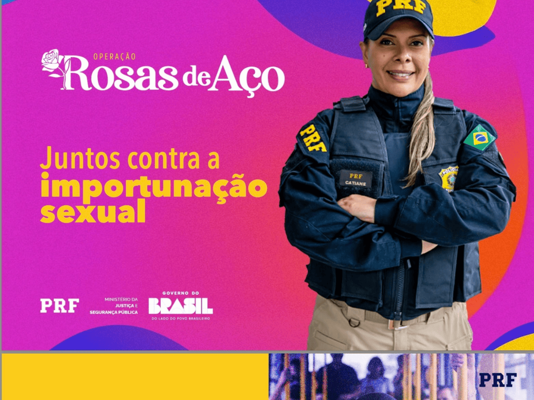 PRF realiza Operação Nacional “Rosas de Aço” visando combate a importunação sexual no transporte coletivo