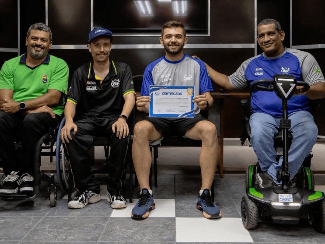 Umuaramense participa de curso internacional de basquete em cadeira de rodas