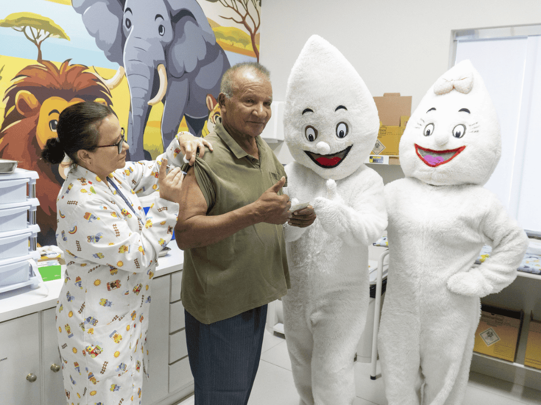 Mais de 2.500 umuaramenses foram imunizados contra gripe no sábado