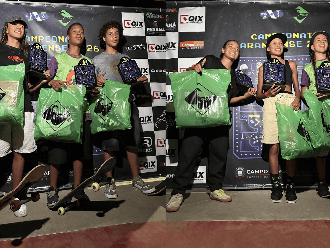 Atleta de Umuarama tem primeira vitória no Campeonato Paranaense de Skate