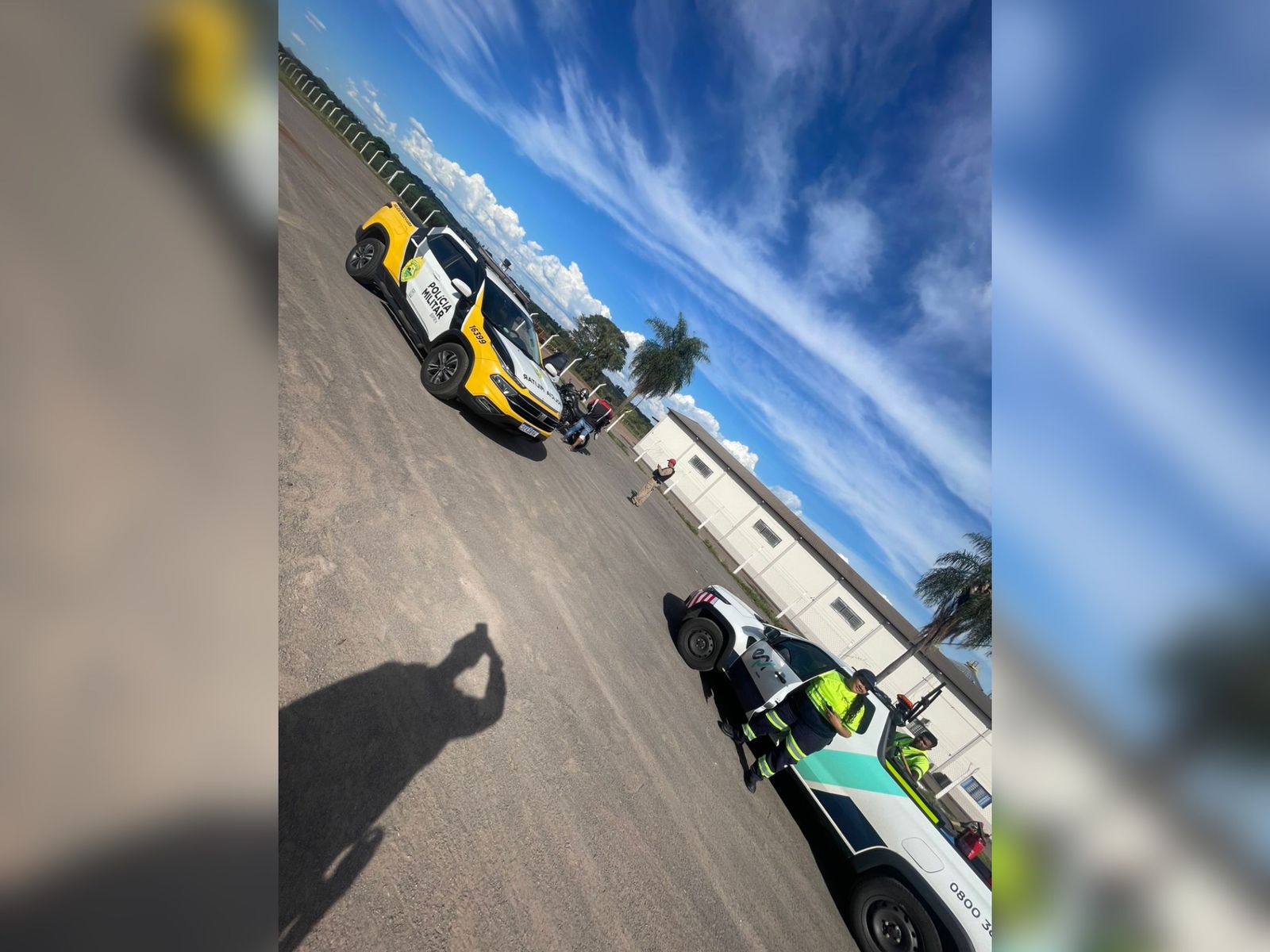 Motociclista fica ferida após queda na PR-323, em Umuarama