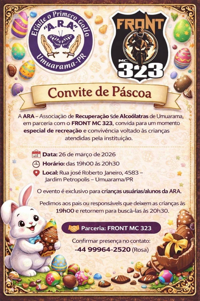 Jornal Ilustrado - Ação social leva recreação e entrega de chocolates a crianças atendidas pela ARA em Umuarama