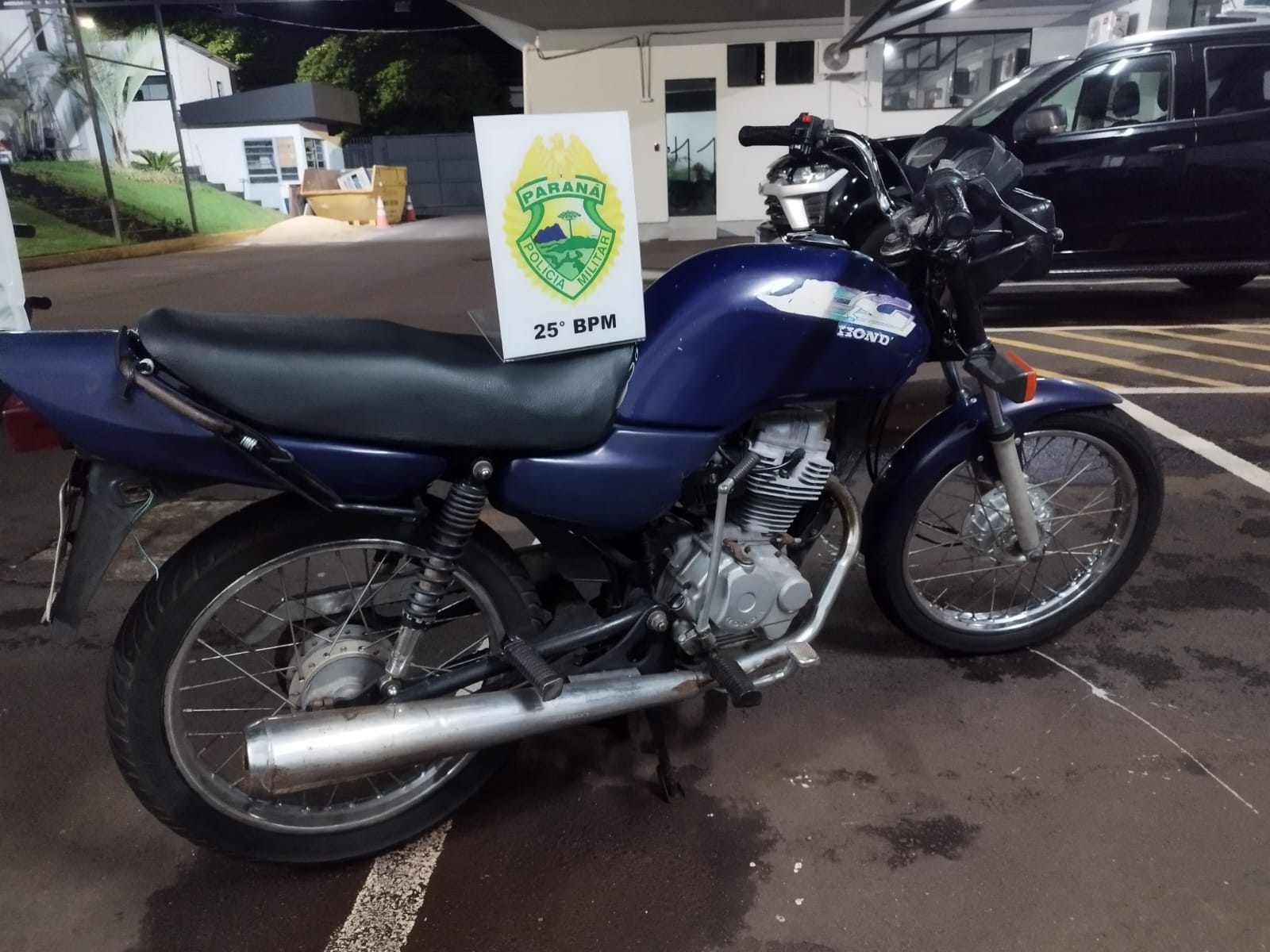 Moto furtada em Alto Piquiri é recuperada em Umuarama